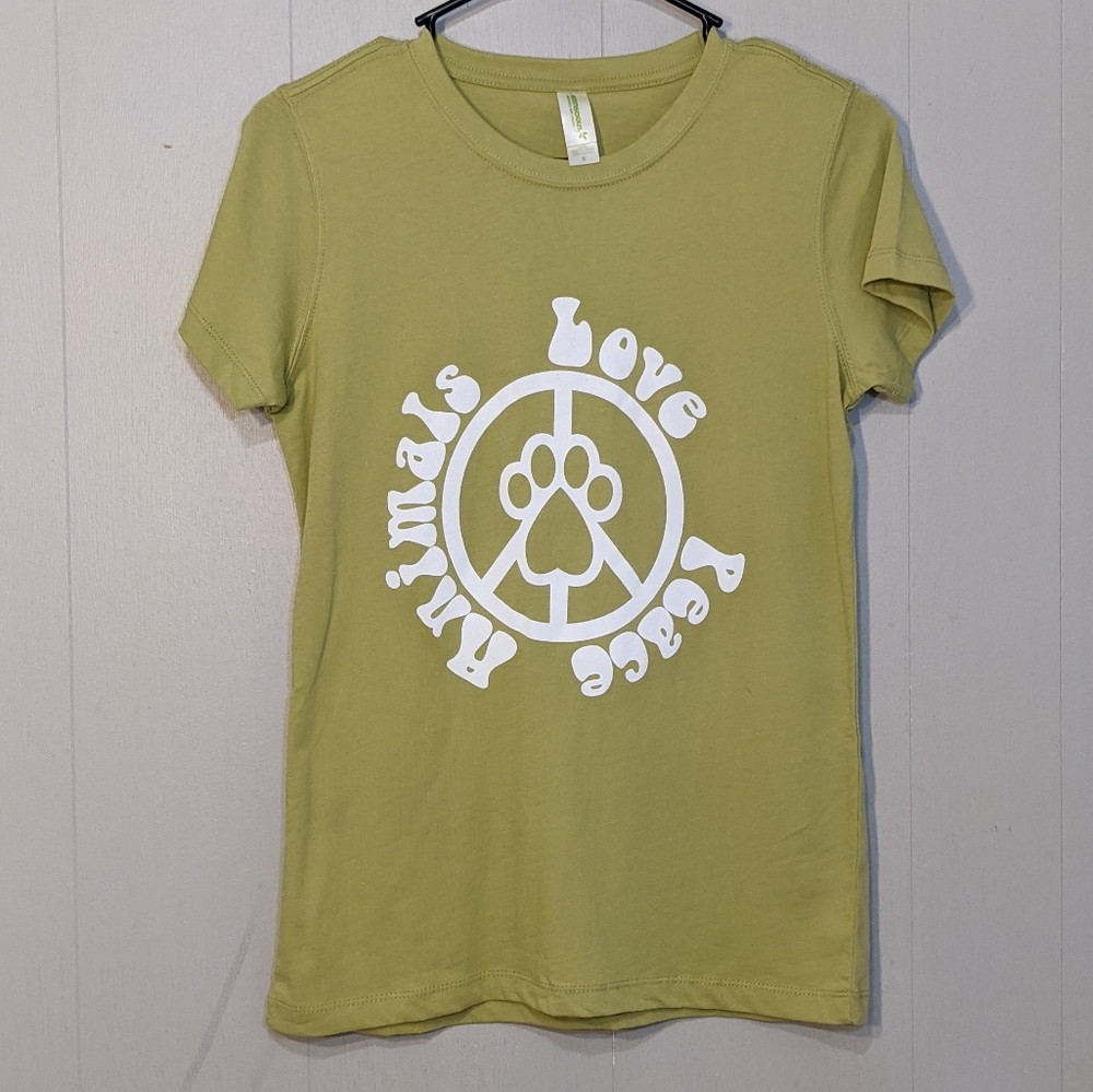Econscious Peace Love Animals Tee